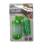 Dispensador De Bolsitas Para Paseo Con Dos Rollos De Bolsas Verde