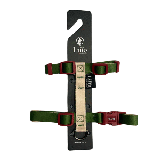 Pretal H Color Verde Y Beige Talle G - Imagen 1