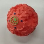 Pelota De Plastico Con Ruido Mediana Color Naranja