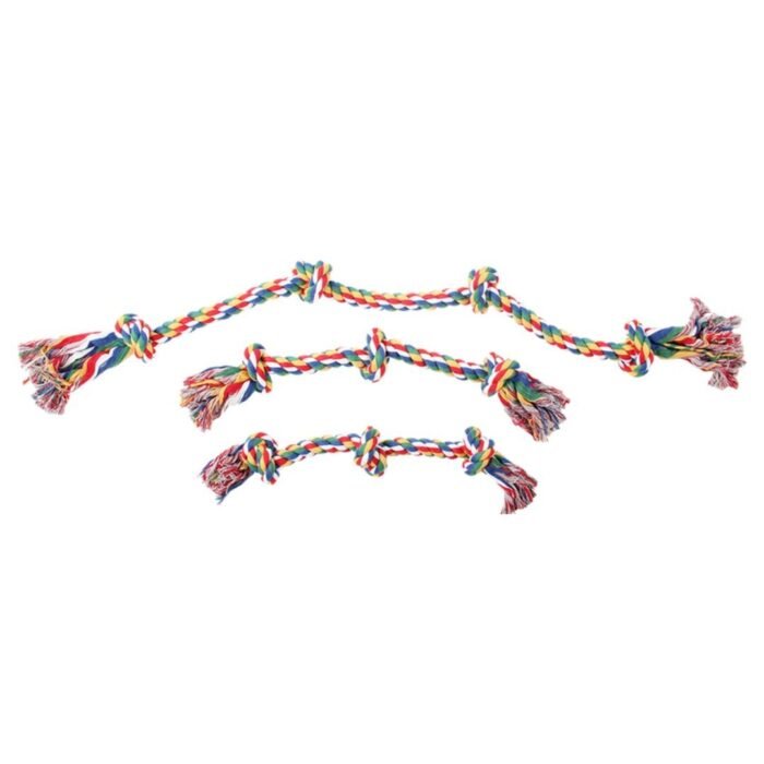 Pawise Cuerda de hueso de 16" con 3 nudos Multicolor - Imagen 1