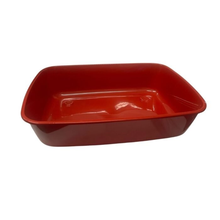 Bandeja Sanitaria Para Gatos Color Roja - Imagen 1