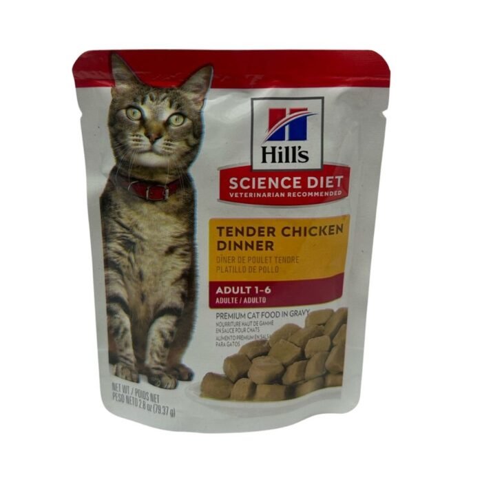 Alimento Humedo Para Gatos De 1 a 6 Años De Hills Sabor Pollo - Imagen 1