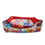 Cuna Animal Planet Roja Con Diseño Desmontable El Almohadon Y La Cuna 60x50x17