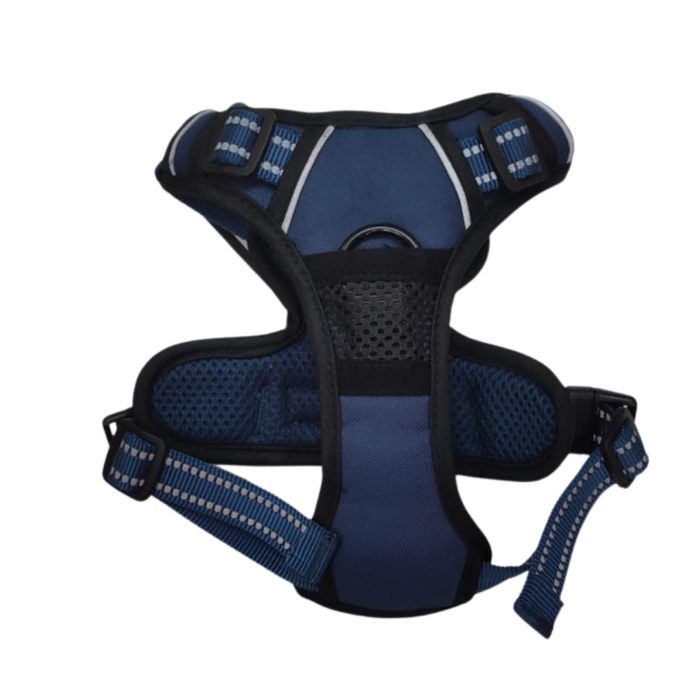 Pretal Para Perros Talle XS Color Azul Con Doble Enganche Cuello 38-52 cm Pecho 32-48 - Imagen 1