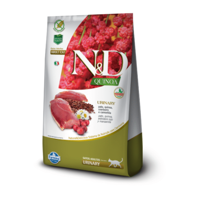 Alimento Para Gato NyD Quinoa Feline Urinary Pato 1.5Kg - Imagen 1