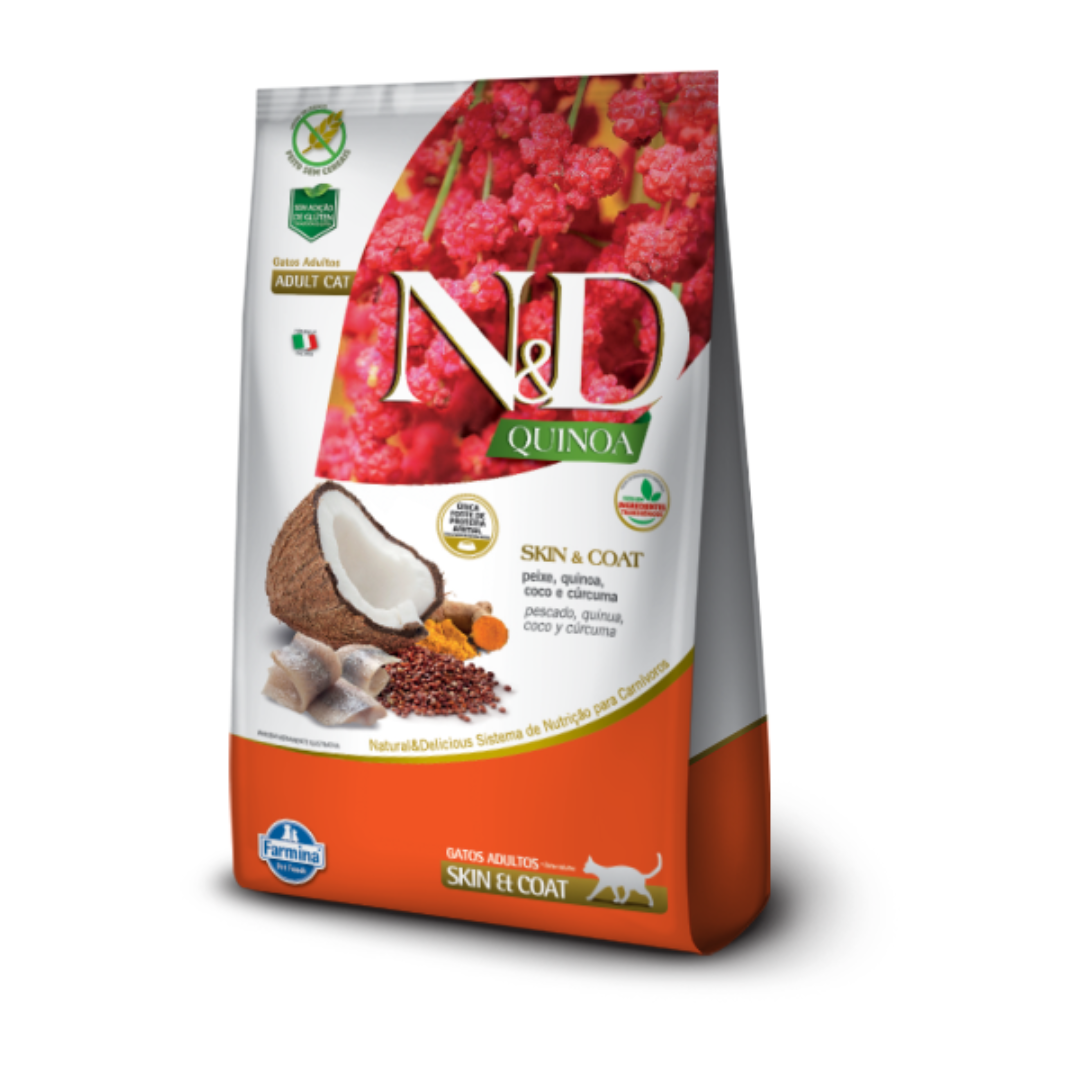 Alimento-Para-Gato-NyD-Quinoa-Feline-Skin-Peixe-1.5Kg.png Alimento Para Gato NyD Quinoa Feline Skin Peixe 1.5Kg - Imagen 1