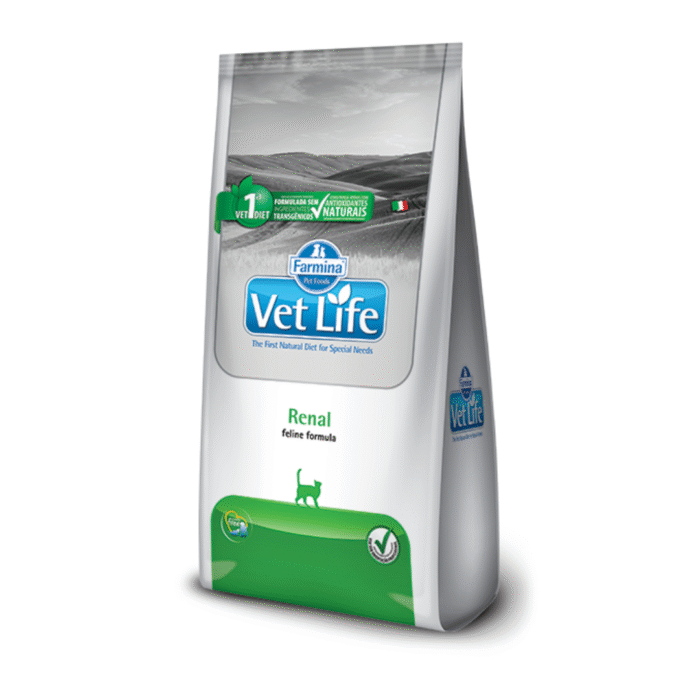 Alimento Para Gato Vet Life Feline Renal 2Kg - Imagen 1