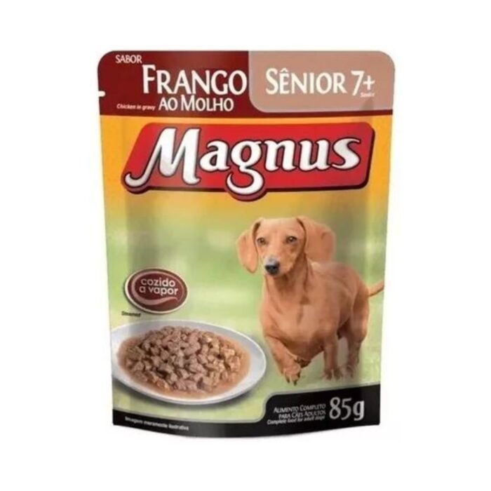 Sobre Magnus Perro Senior 7+ Pollo 85 Gr - Imagen 1