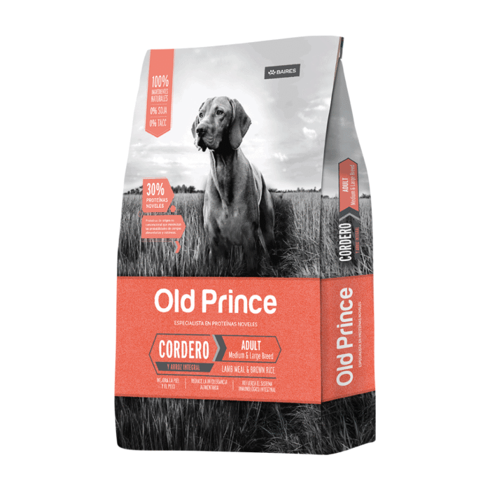 Alimento Para Perro Old Prince Cordero y Arroz Integral 3Kg - Imagen 1