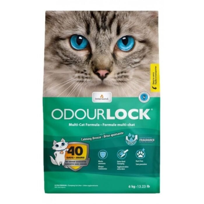 Arena Sanitaria Aglomerante Odourlock Brisa 12 Kg - Imagen 1