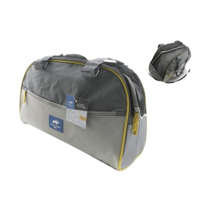 Bolso Para Mascotas Animal Planet Gris y Naranja 47X31X33 Cm - Imagen 1