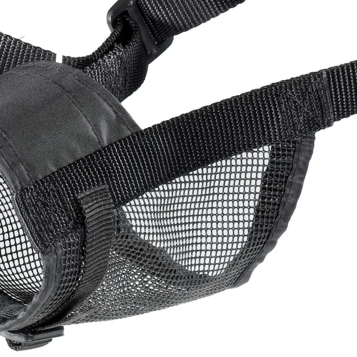 Bozal Ajustable Para Perros De Red de Nylon Talle S - Imagen 2