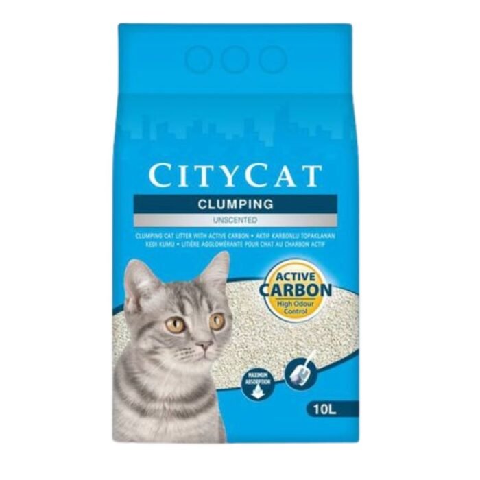 Arena Sanitaria Aglomerante City Cat Active 8 Kg - Imagen 1