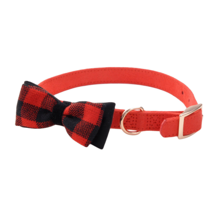 Collar Coastal Gamuza Moño Rojo M - Imagen 1