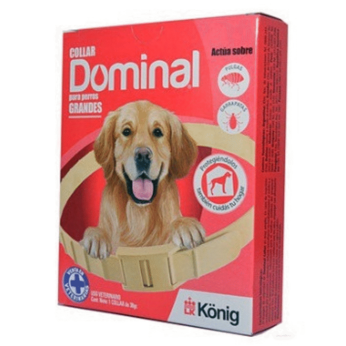 Collar Dominal Pulgas y Garrapatas Perro Grande - Imagen 1