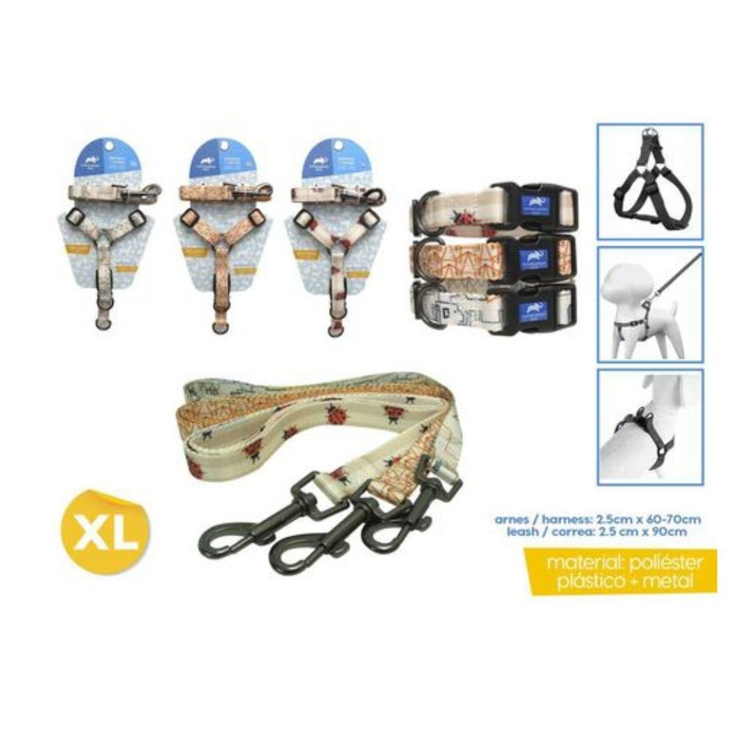 Conjunto-Pretal-y-Correa-Para-Perros-XL.jpg Conjunto Pretal y Correa Para Perros XL - Imagen 1