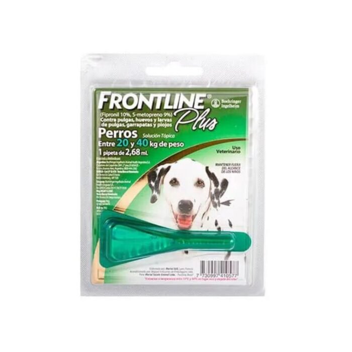 Pipeta Frontline Plus Perro Entre 20 Y 40 Kg - Imagen 1