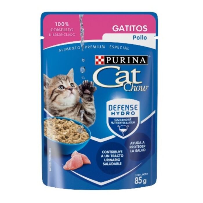 Sobre Cat Chow Kitten Pollo 85 Gr - Imagen 1