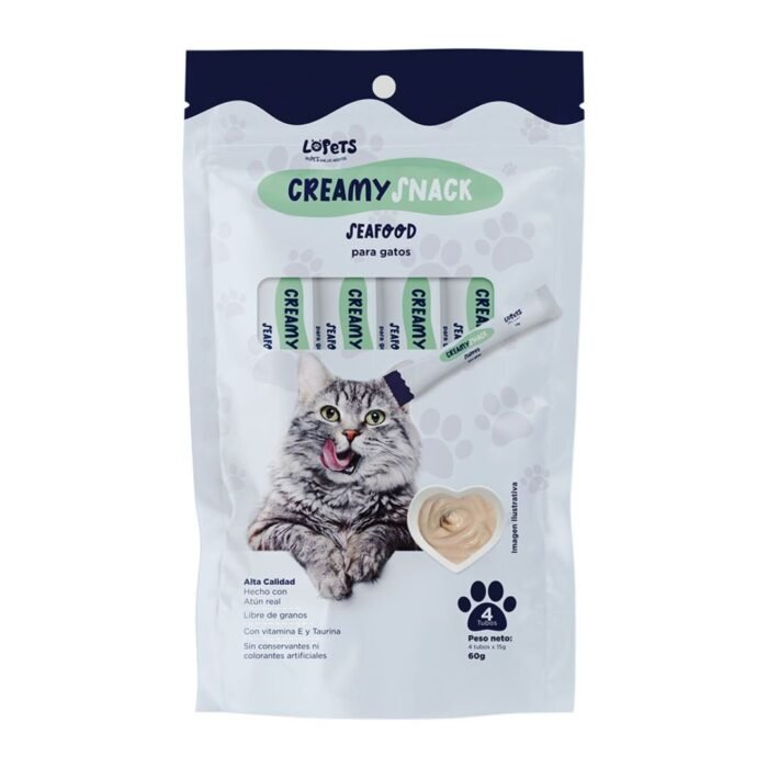 Lopets Creamy Snack Seafood - Imagen 1