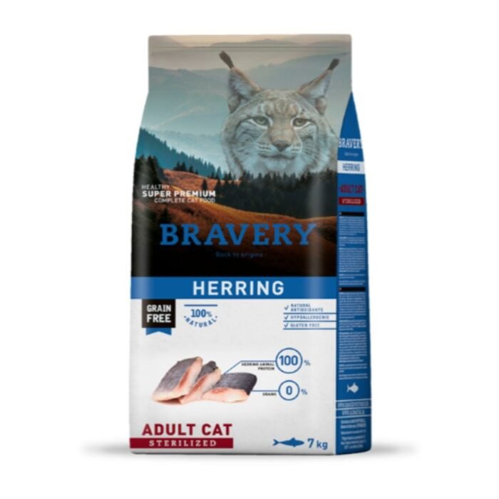 Bravery Gato Castrado Pescado 7 Kg - Imagen 1
