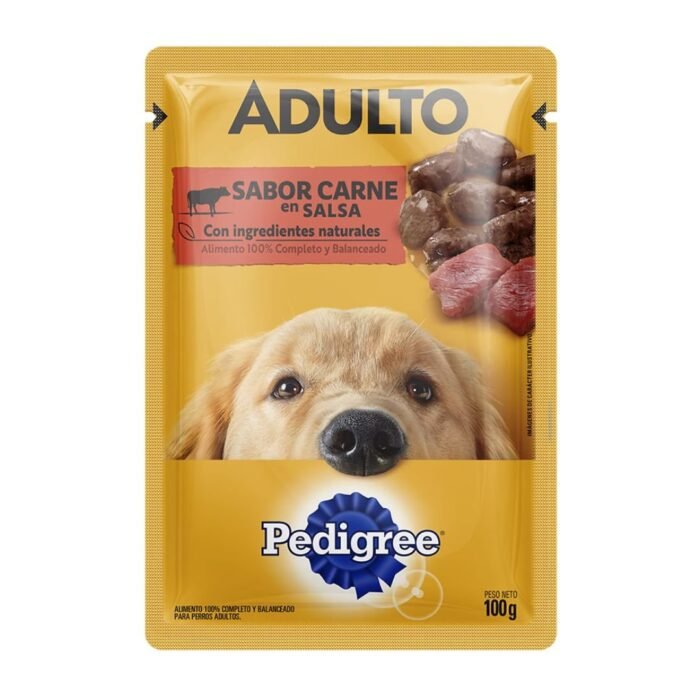 Sobre Pedigree Adulto Carne En Salsa 100 Gr - Imagen 1