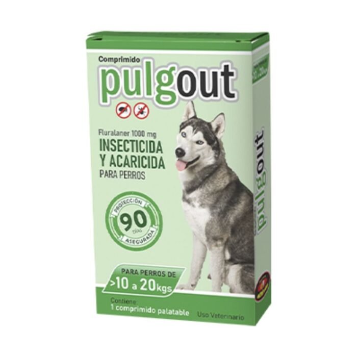 Pulgout comprimidos Duracion 3 Meses de 10-20 kg - Imagen 1