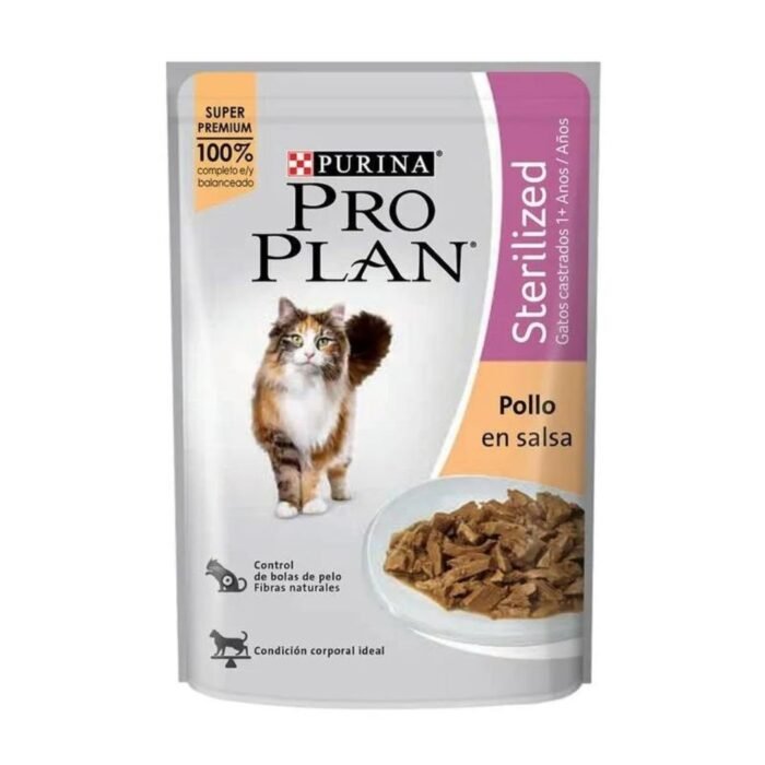 Sobre ProPlan Gato Castrado Pollo 85 Gr - Imagen 1