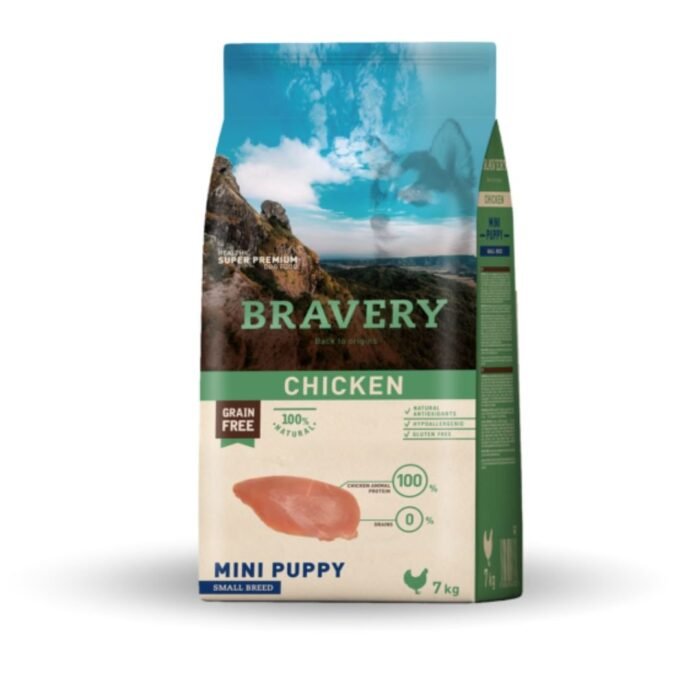 Bravery Cachorro Small Pollo 7 Kg - Imagen 1
