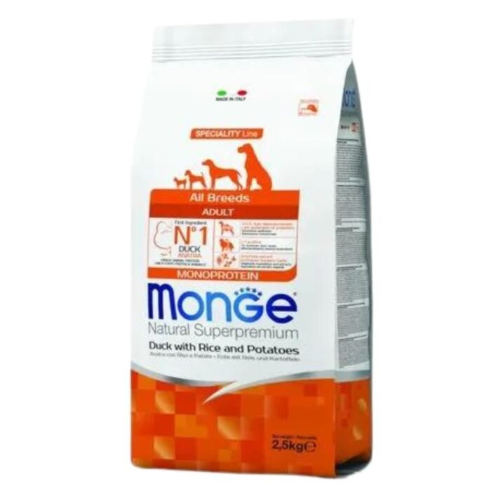 Monge Adulto Mediano Pato 2,5 Kg - Imagen 1