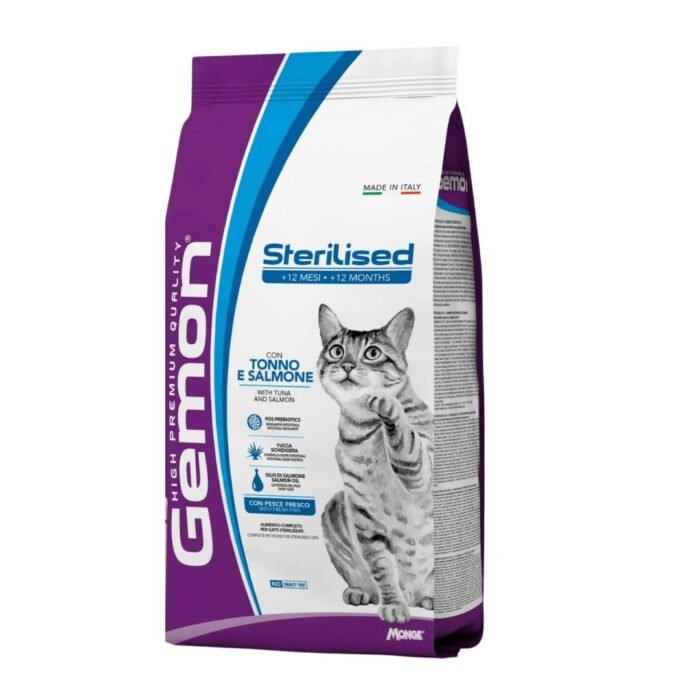 Gemon Gato Castrado Atún y Salmon 2 Kg - Imagen 1