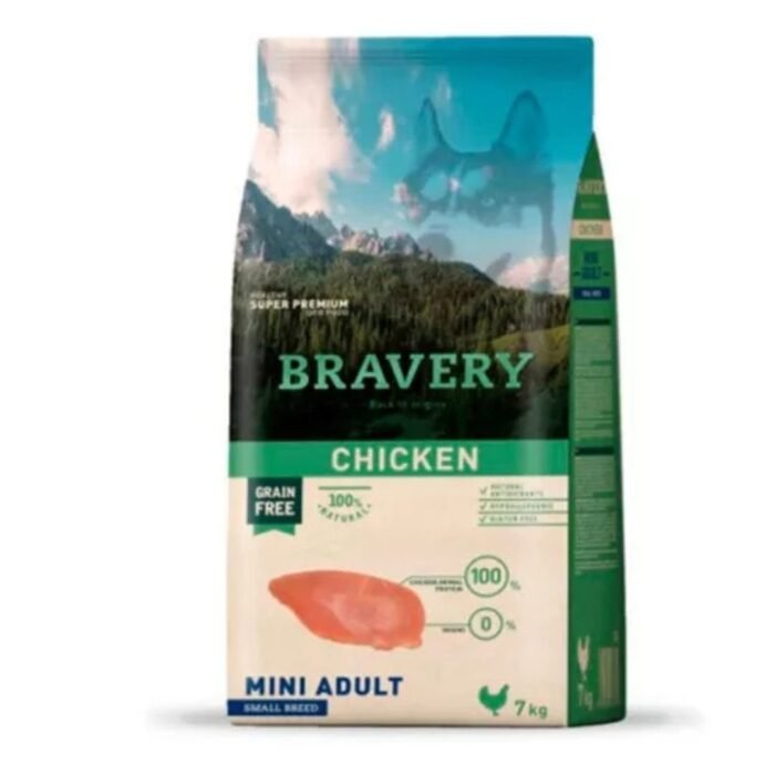 Bravery Adulto Small Pollo 7 KG - Imagen 1