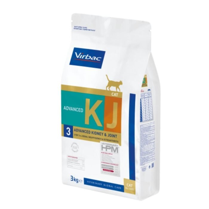 Alimento Virbac HPM Gato Advanced Kidney y Joint KJ3 3 Kg - Imagen 1