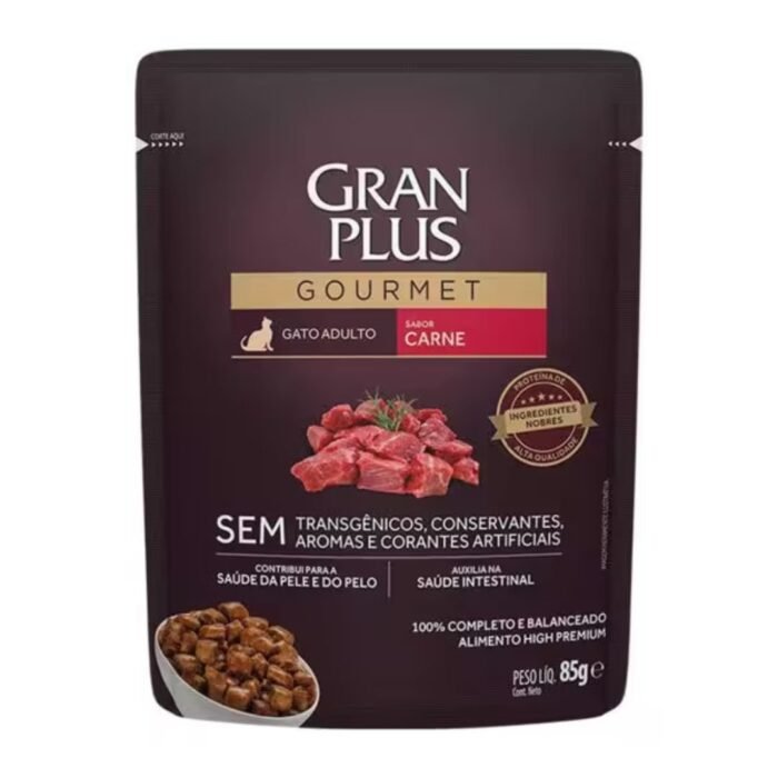 Sobre Gran Plus Gato Adulto Carne 85 Gr - Imagen 1