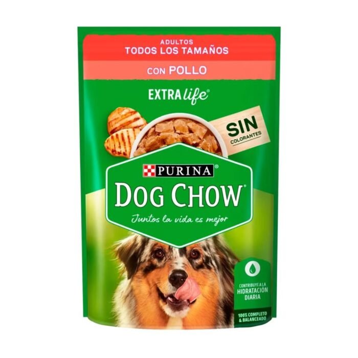 Sobre Dog Chow Adulto Pollo 100 Gr - Imagen 1