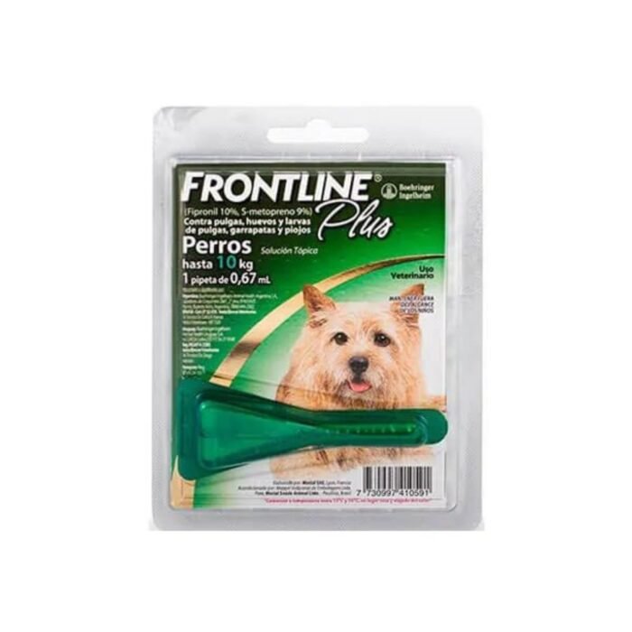 Pipeta Frontline Plus Perro Hasta 10 Kg - Imagen 1