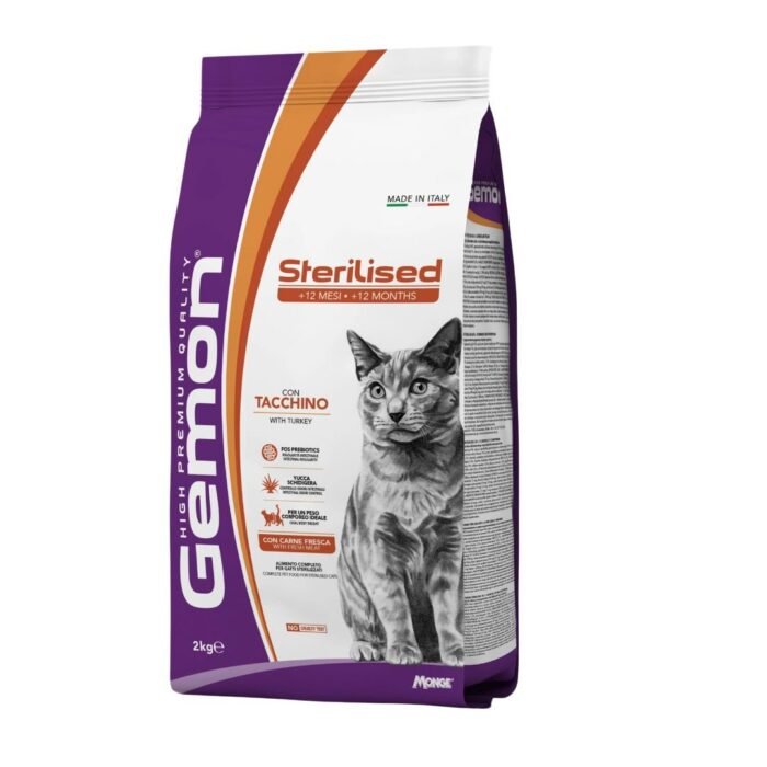 Gemon Gato Castrado Pavo 7 kg - Imagen 1