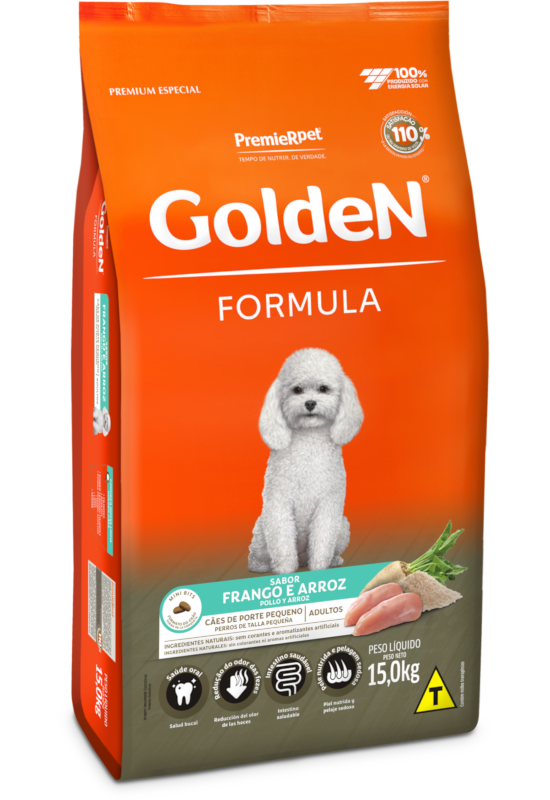 GOLDEN03.webp Alimento Golden Perro Adulto Raza Pequeña 3 kg Sabor Pollo - Imagen 1