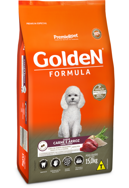 GOLDEN12.webp Alimento Golden Perro Adulto Raza Pequeña 3 kg Sabor Carne - Imagen 1