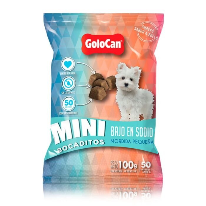 Golocan Mini Bocaditos Bajo En Sodio 100 Grs - Imagen 1