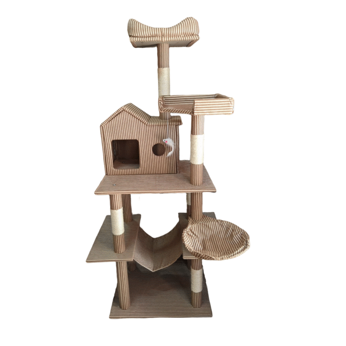 Rascador Para Gatos Con 4 Niveles 59 x 48 x 160 cm - Imagen 1