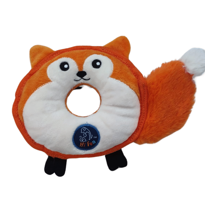 Peluche De Juguete Zorro Con Chifle - Imagen 1