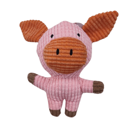 Peluche Cerdo Para Perros Con Chifle
