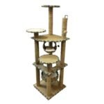 Rascador Para Gatos 5 Niveles 45 x 45 x 142 cm