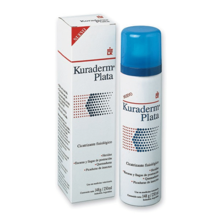 Cicatrizante Bactericida Kuraderm Plata 100 Ml - Imagen 1
