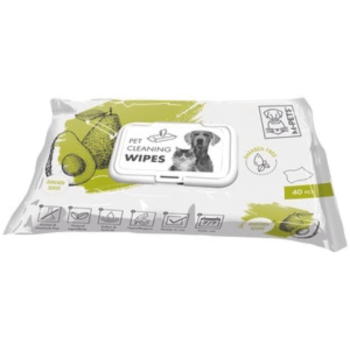 Mpets Toallitas Limpiadoras Para Mascotas Aguacate x40 - Imagen 1