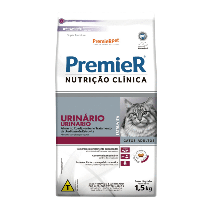 Alimento Premier Para Gatos Urinary/Struvita 1,5 Kg - Imagen 1