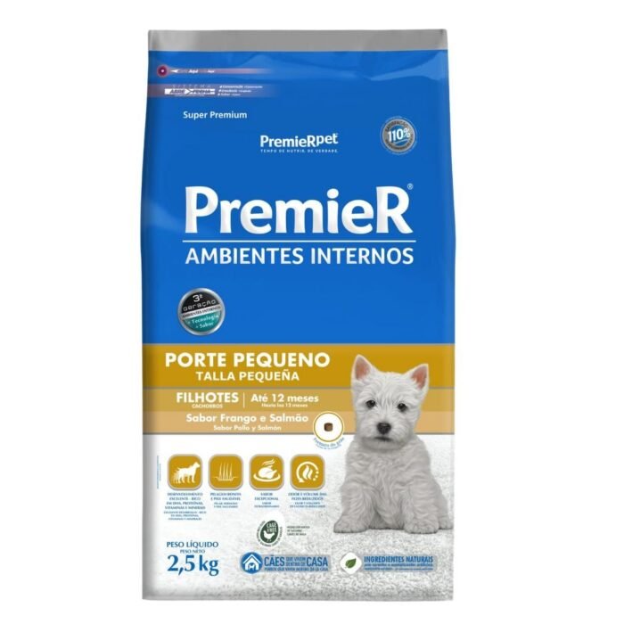 Alimento Premier Perro Cachorro Raza Pequeña 2,5 Kg Sabor Pollo - Imagen 1
