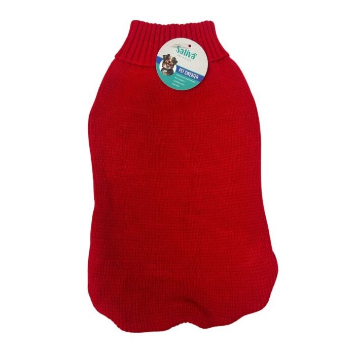 Buzo de Lana Color Rojo Talle XXL 55 Cm De Largo - Imagen 1