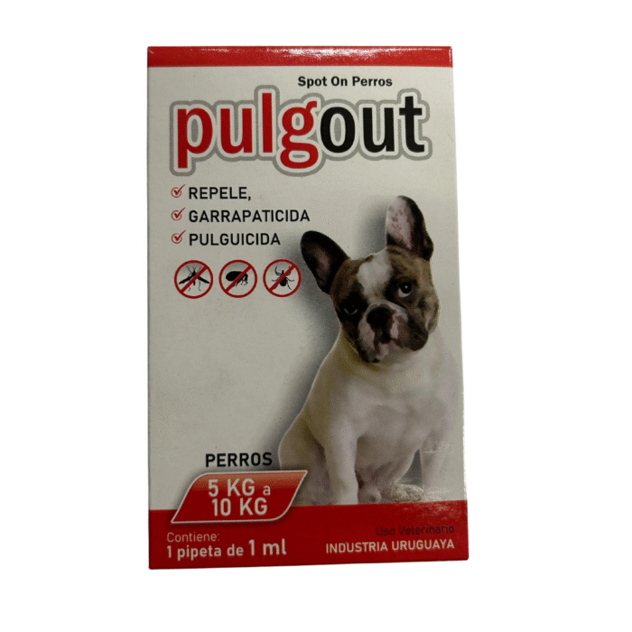 Pipeta Contra Pulgas Pulgout Para Perros De 5 a 10 Kg - Imagen 1