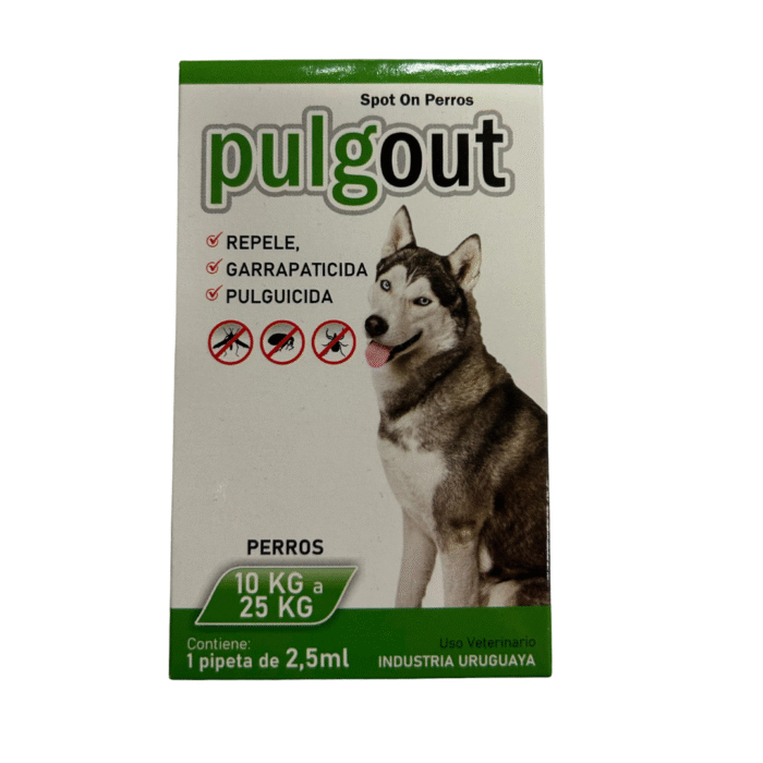 Pipeta Contra Pulgas Pulgout Para Perros De 10 a 25 Kg - Imagen 1